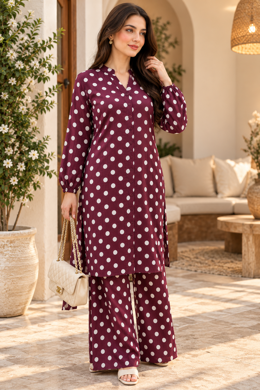 Polka Dots Co-ord Set