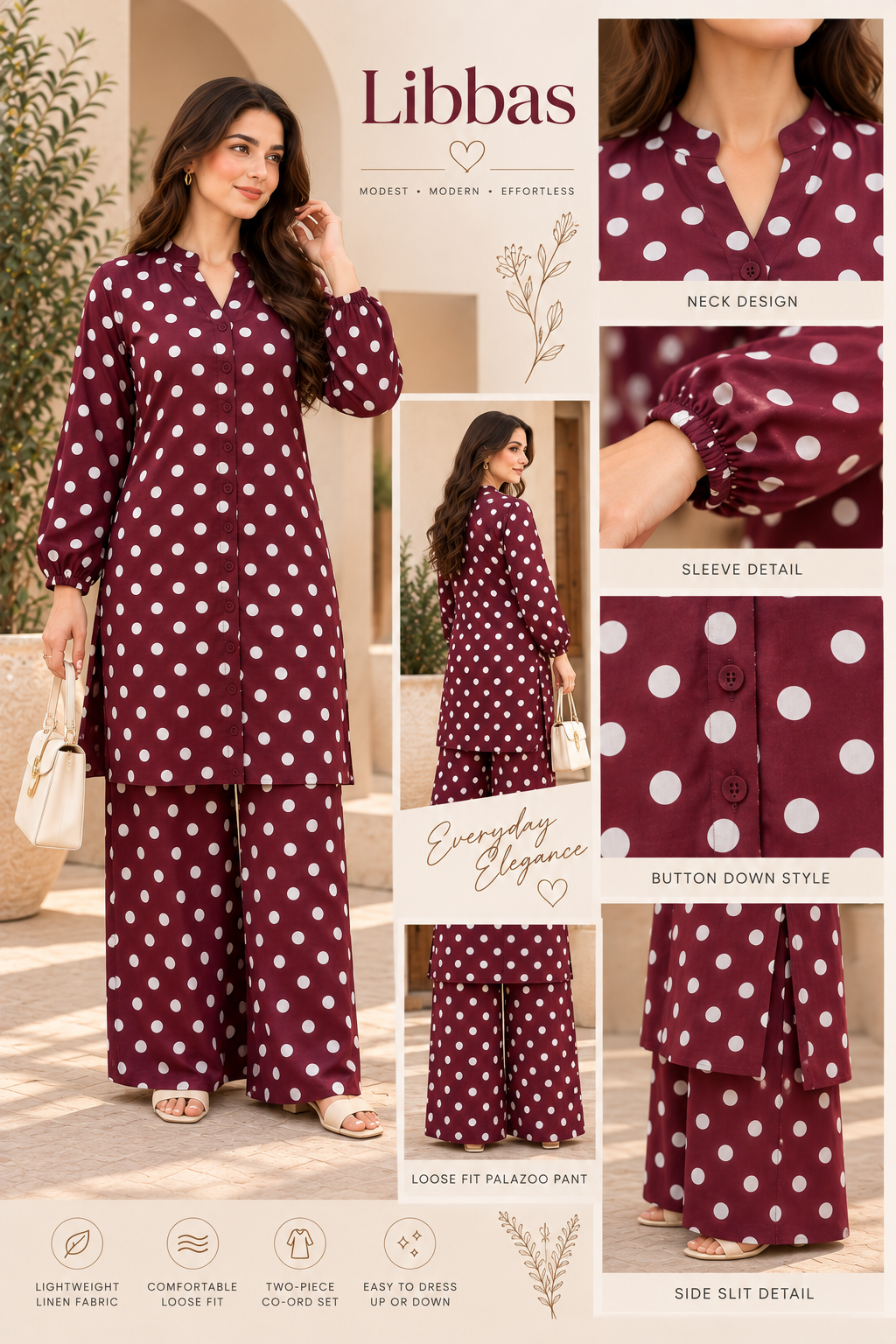 Polka Dots Co-ord Set
