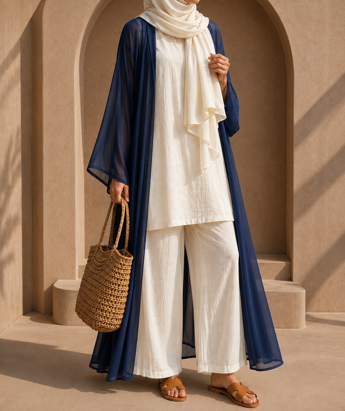 Royal Blue Abaya