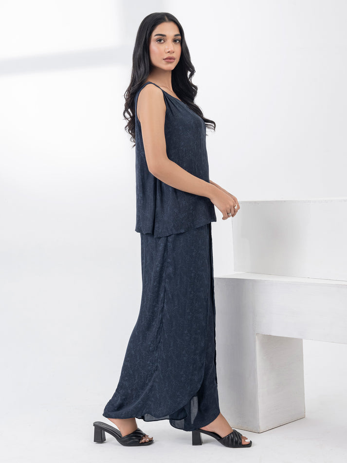 Printed Silk Co-ord Set