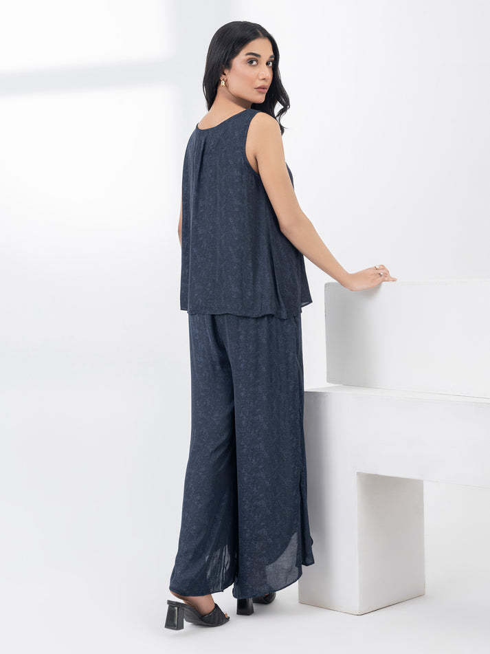 Printed Silk Co-ord Set