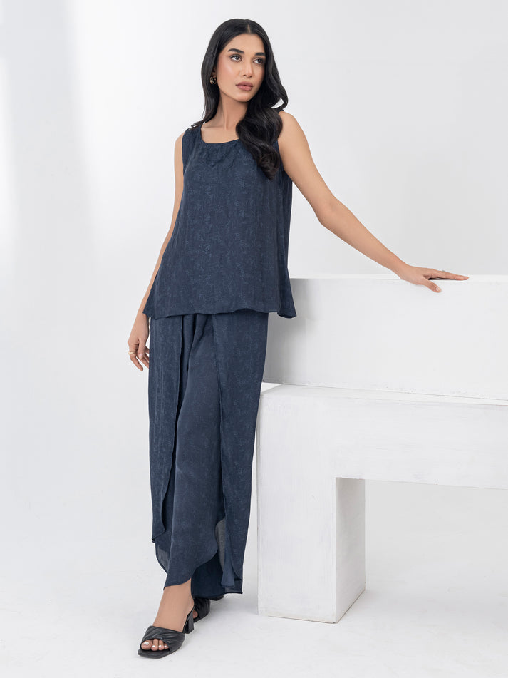 Printed Silk Co-ord Set