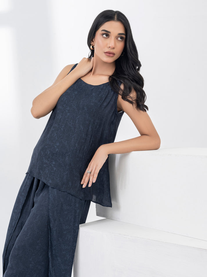 Printed Silk Co-ord Set