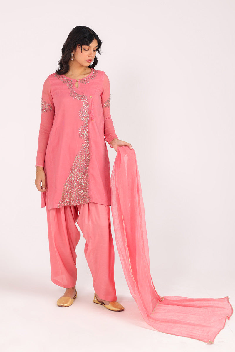 Zahra Hand-Embroidered 3 Piece Ensemble