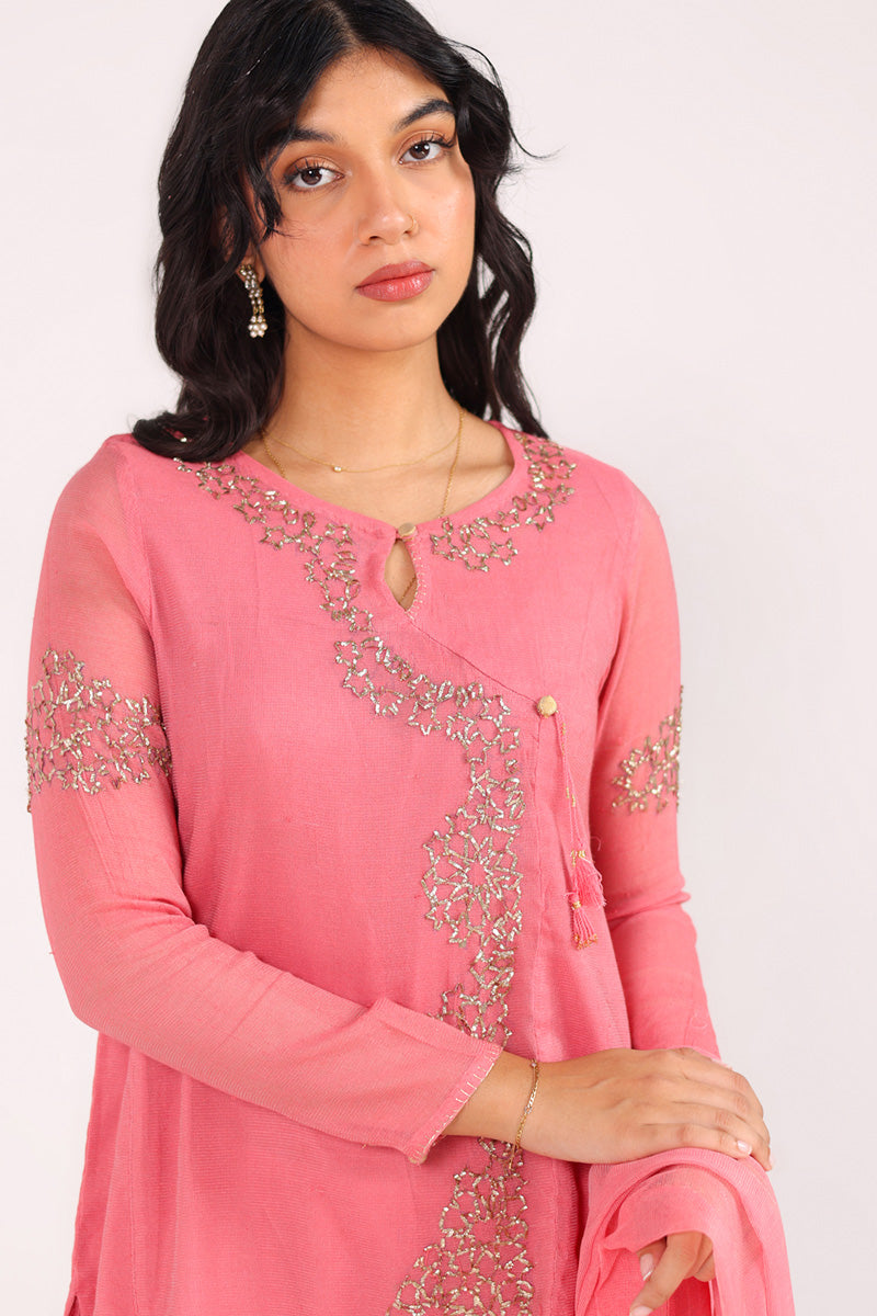 Zahra Hand-Embroidered 3 Piece Ensemble