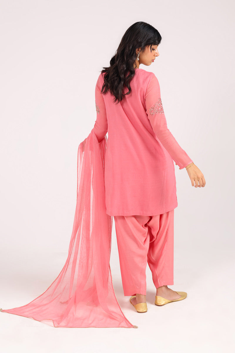 Zahra Hand-Embroidered 3 Piece Ensemble